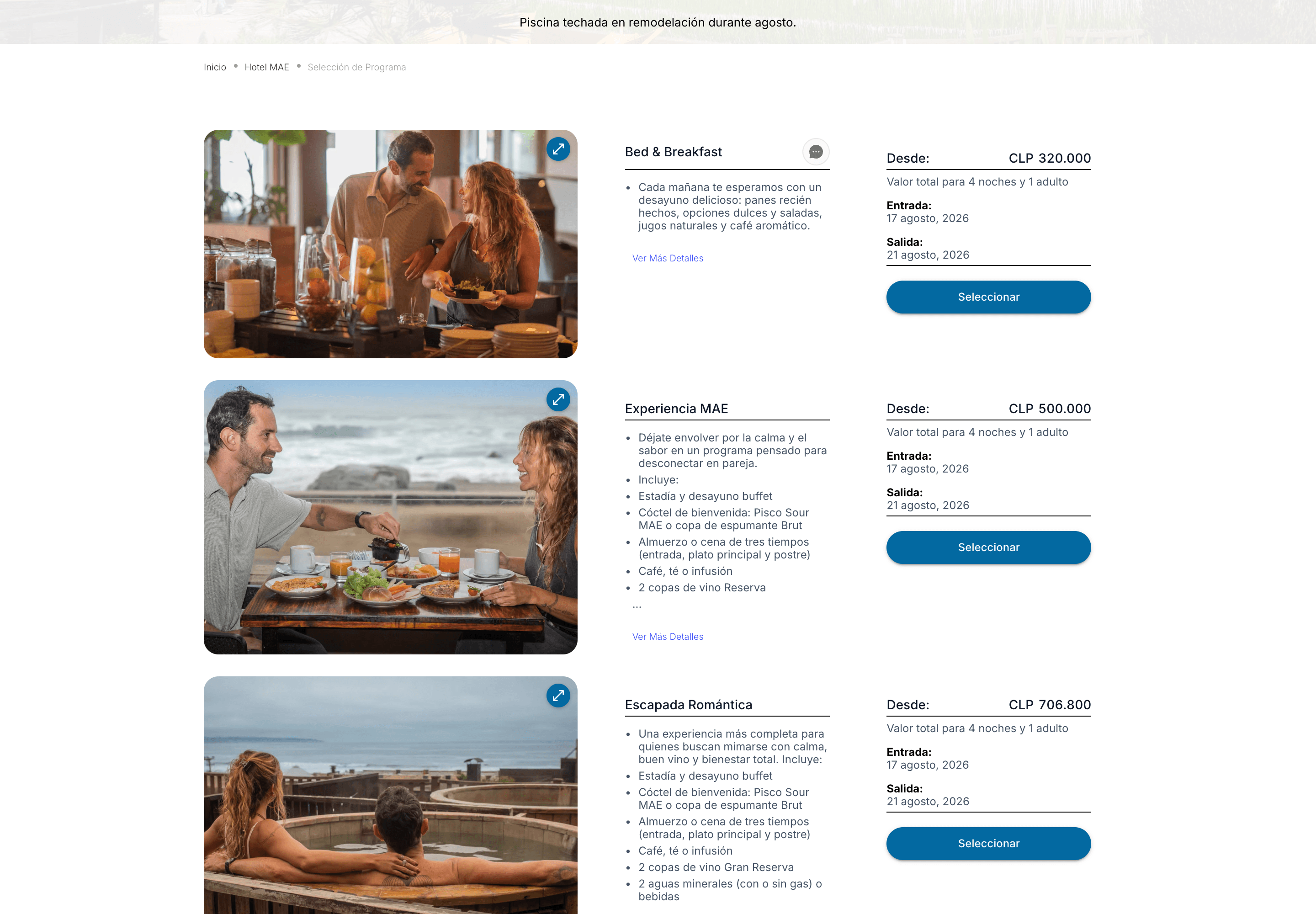 Programs and upselling