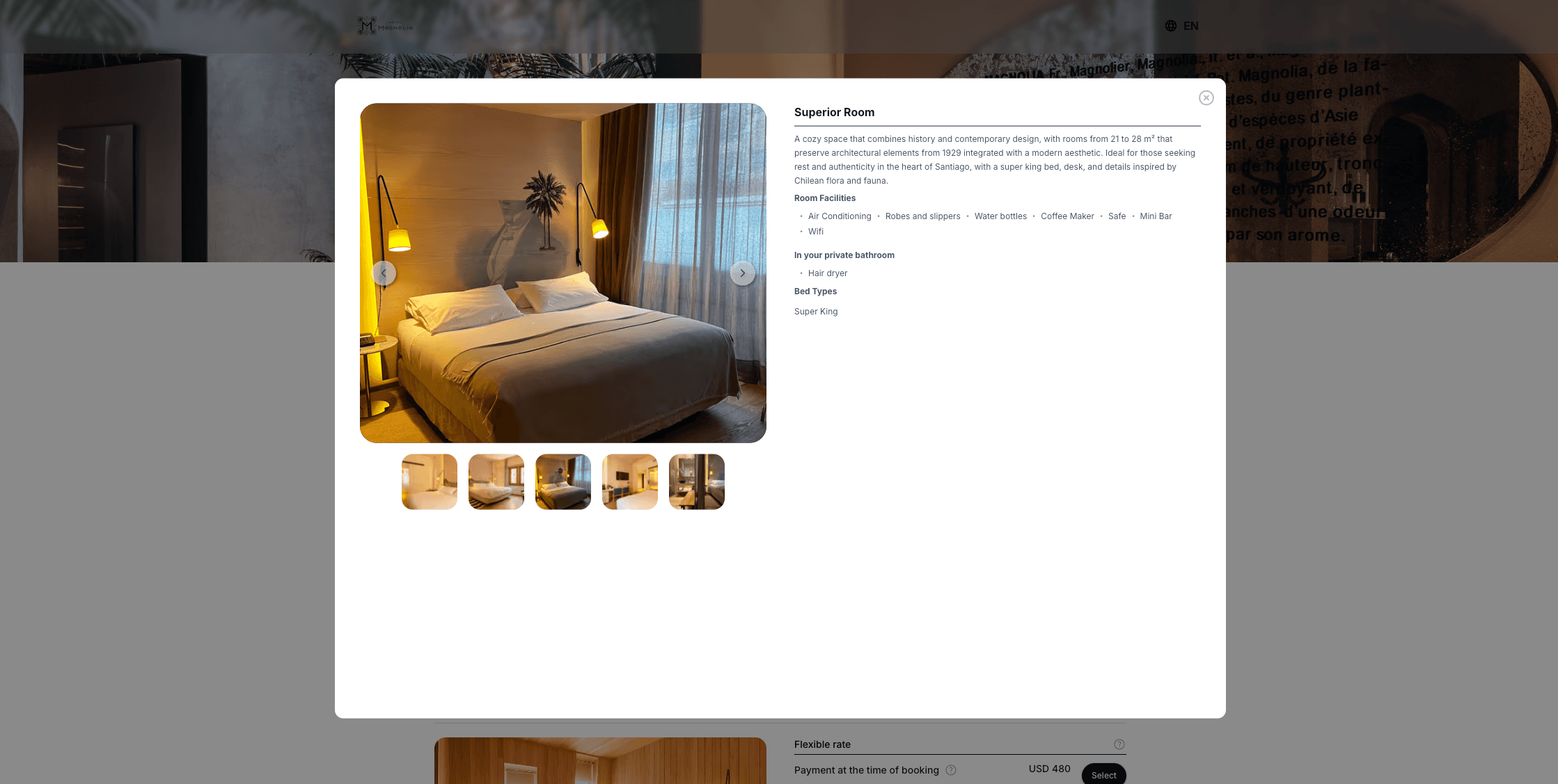 Rooms with photos and detail